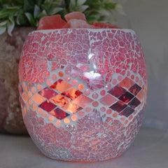 Mosaic Vase Salt Lamps