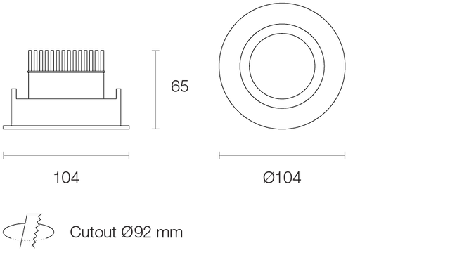 RESILED RDC8 LED Downlight