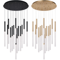 Calibo Rhea 14 Light Pencil Drop LED Pendant
