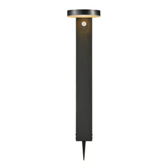 Rica Round Solar Garden light Black
