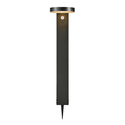 Rica Round Solar Garden light Black