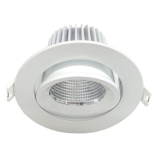 Ecostar 9w LED Gimbal Downlight White