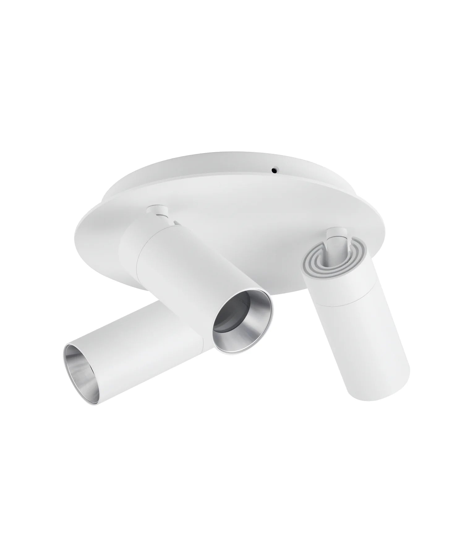 Sakup 3LT Round Adjustable Spotlight Plate White