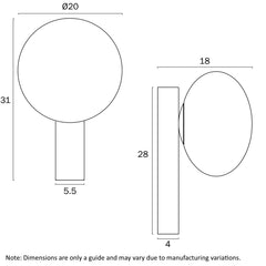 Skyla Touch Wall Light
