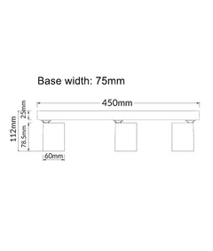 Spot 3LT Spotlight Bar White