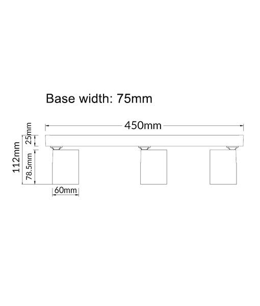 Spot 3LT Spotlight Bar White
