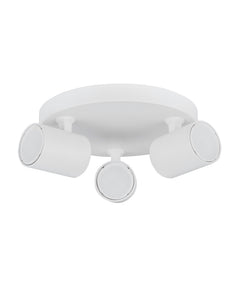 Spot 3LT Spotlight Round Plate White