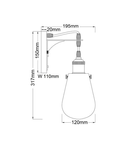 Strung Interior Wall Light