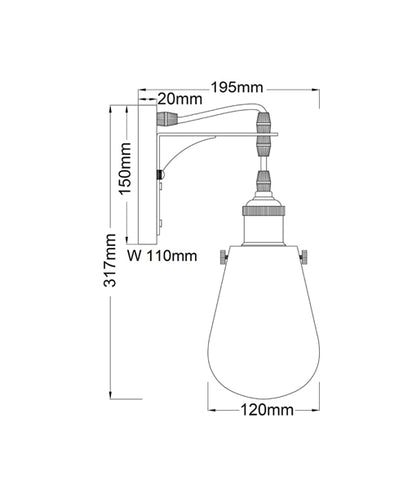 Strung Interior Wall Light