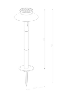 Justina Solar Garden light