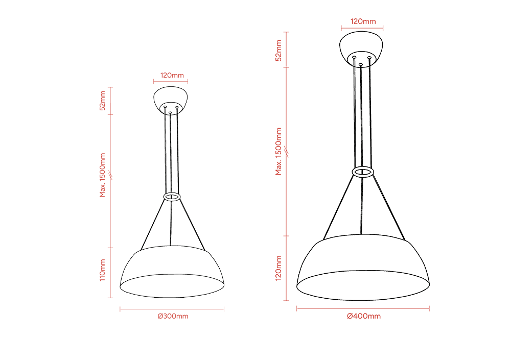 Soho LED Dome Pendant