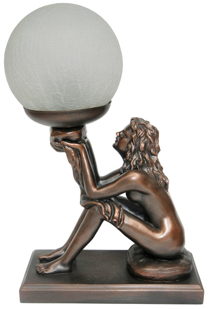 Hellen Sitting Lady Art Deco Lamp