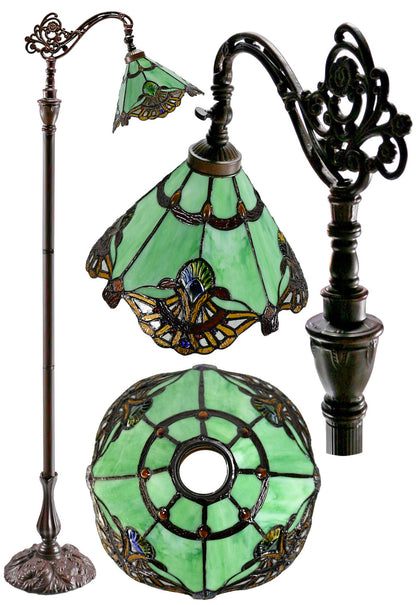 Benita Jade Edwardian Tiffany Floor Lamp