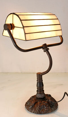 Vienna Bankers Tiffany Table Lamp