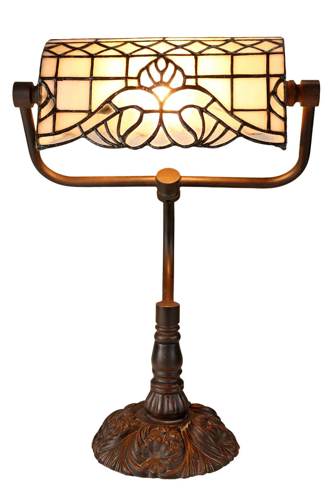 Vienna Bankers Tiffany Table Lamp