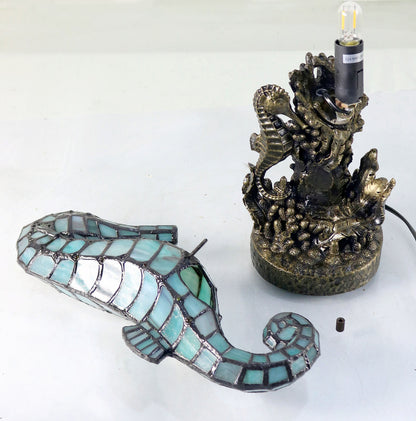 Seahorse Tiffany Table Lamp