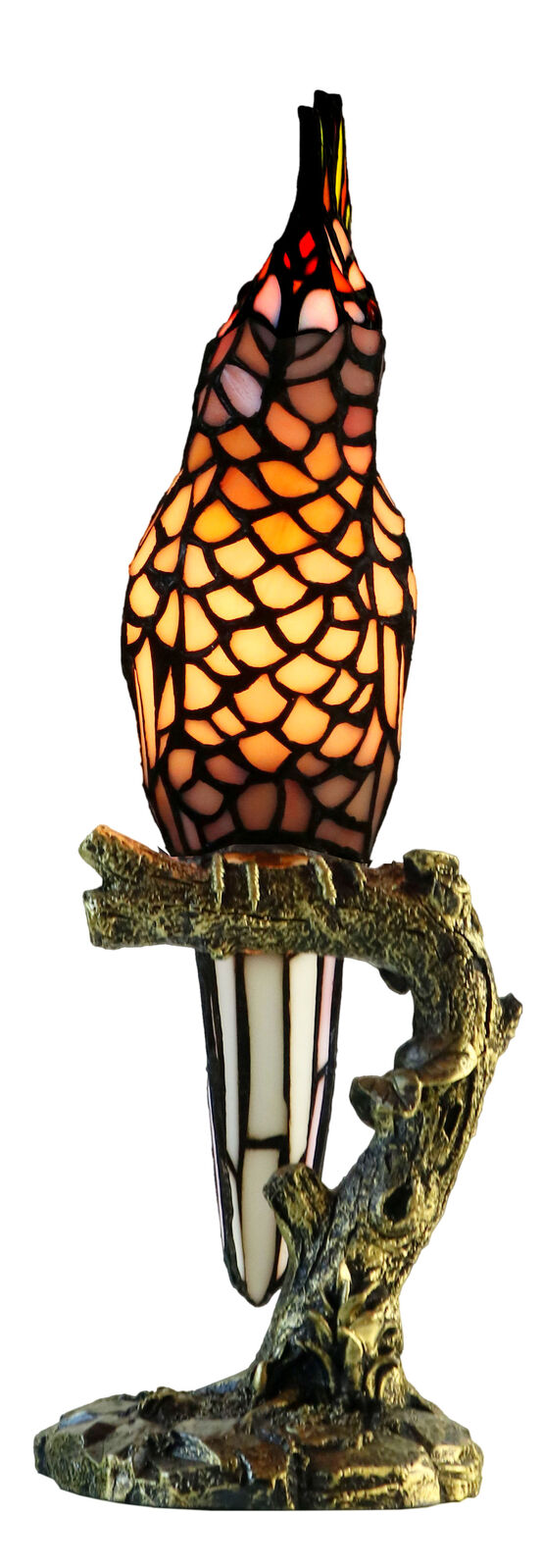 Pink Cockatoo Tiffany Table Lamp
