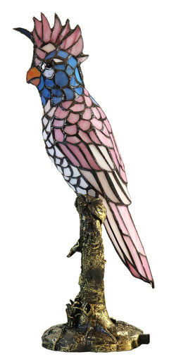 Hydrangea Parrot Tiffany Table Lamp