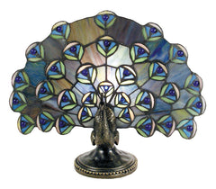 Peacock Tiffany Table Lamp