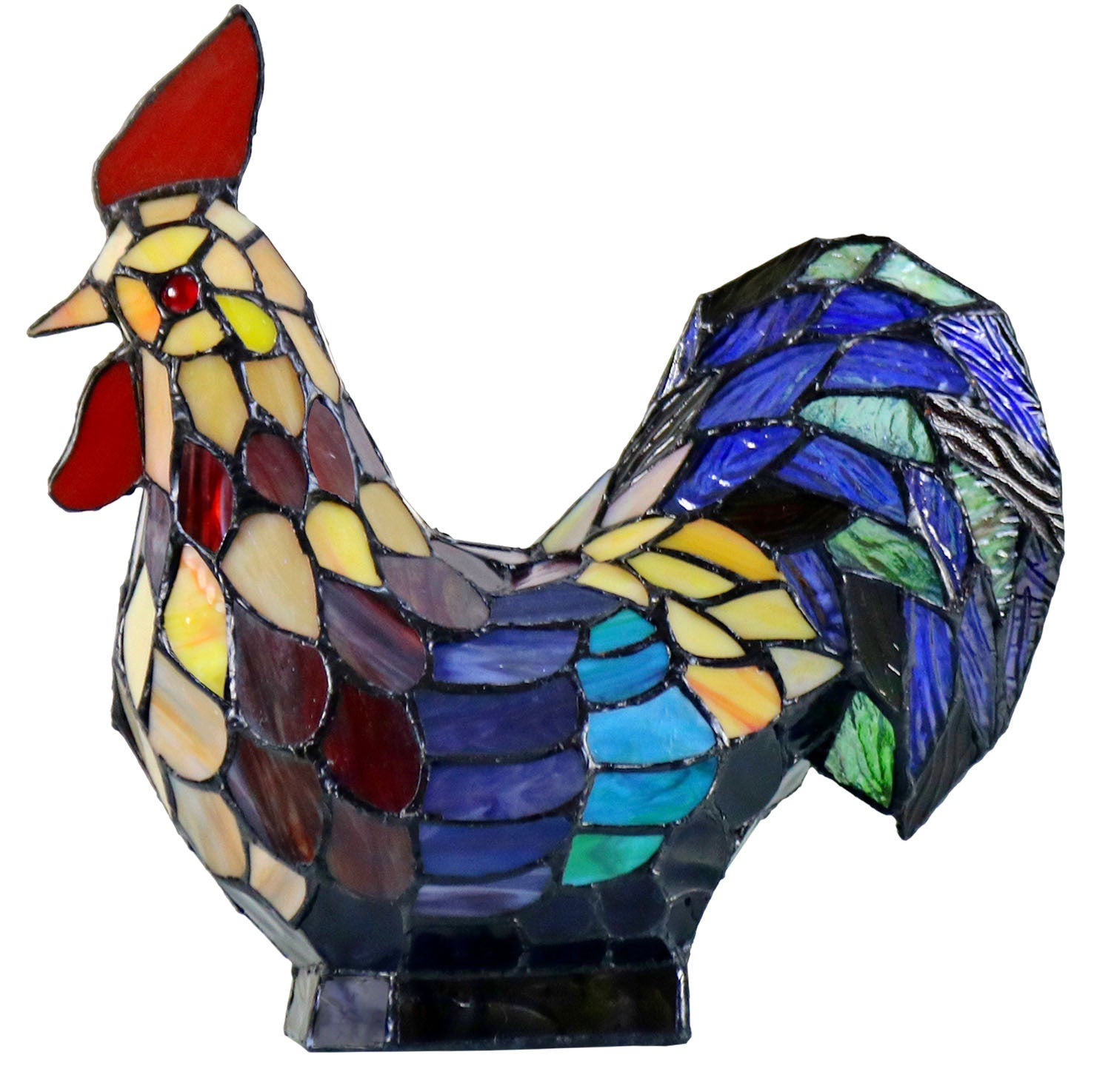 Rooster Tiffany Table Lamp