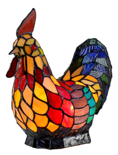 Rooster Tiffany Table Lamp