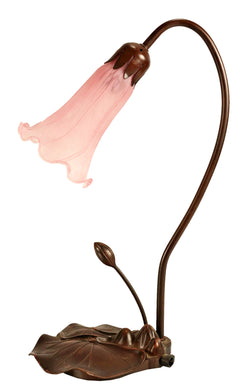 Lily Tiffany Table Lamp Pink