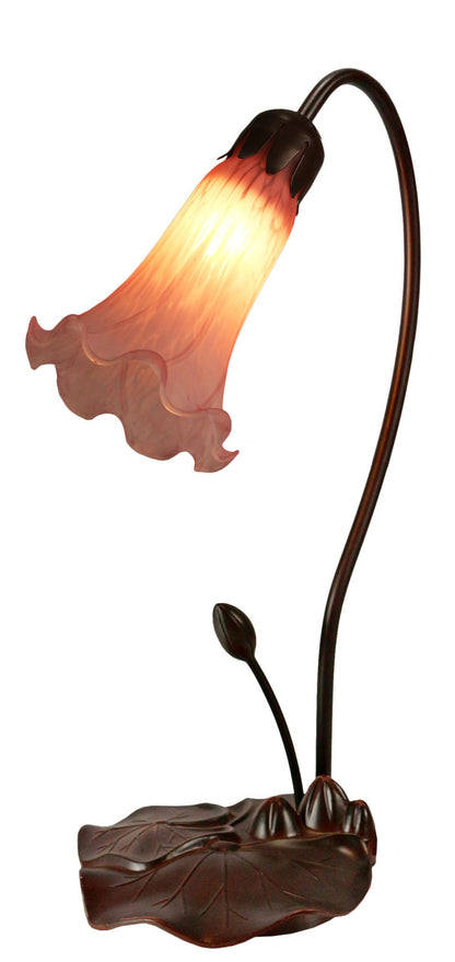 Lily Tiffany Table Lamp Pink