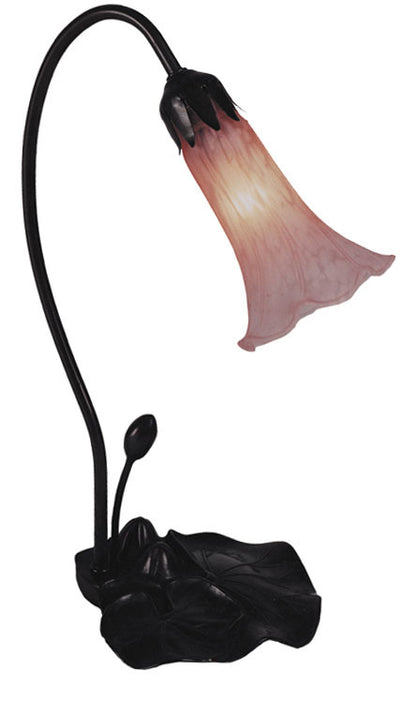 Lily Tiffany Table Lamp Pink
