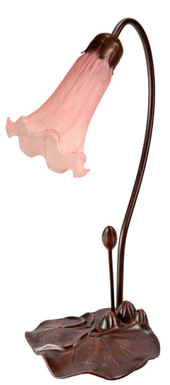 Lily Tiffany Table Lamp Pink