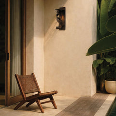 Tobera Exterior Wall Light Black