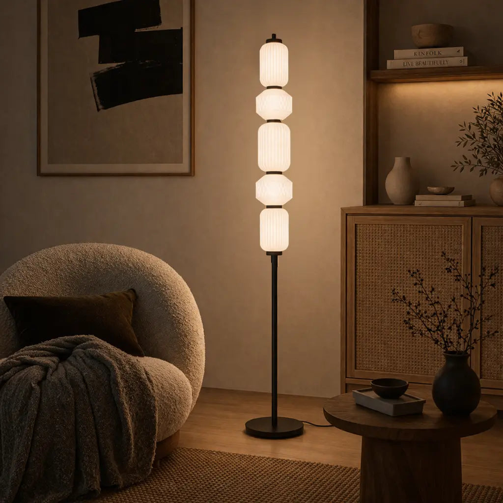 Torso LED Floor Lamp Black