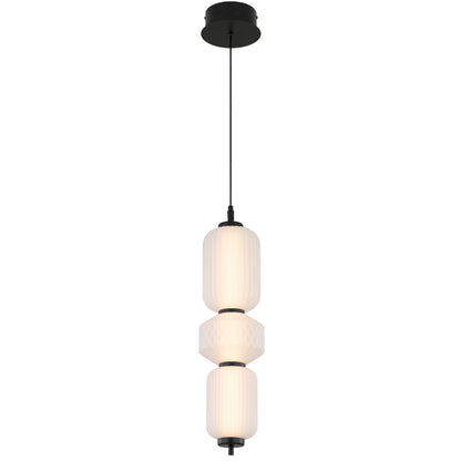 Torso 3 LED Pendant Black