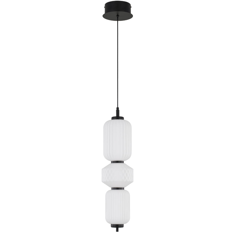 Torso 3 LED Pendant Black