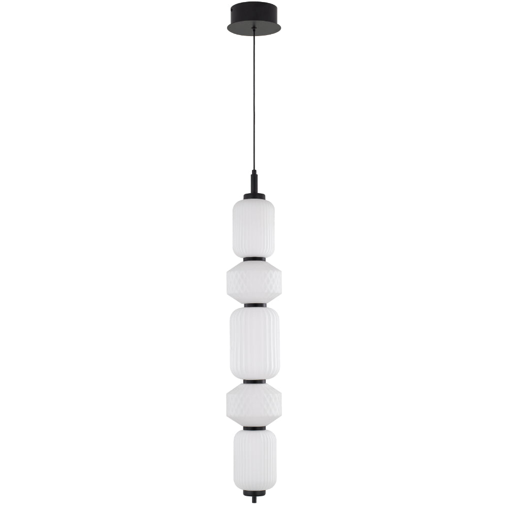 Torso 5 LED Pendant Black