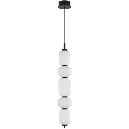 Torso 5 LED Pendant Black