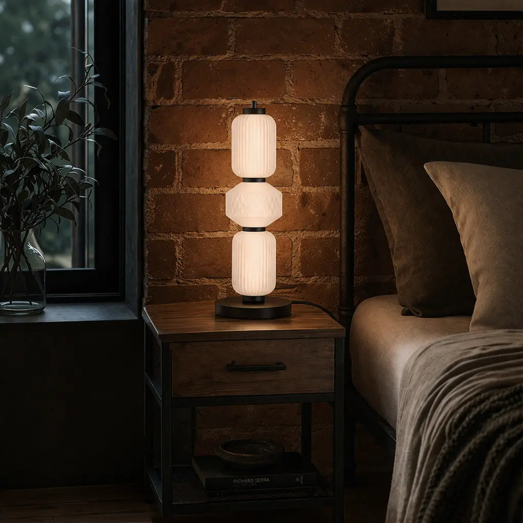 Torso LED Table Lamp Black