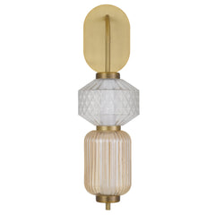 Torso LED Wall Light Brass