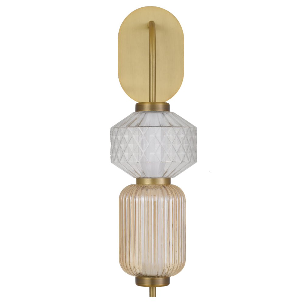 Torso LED Wall Light Brass