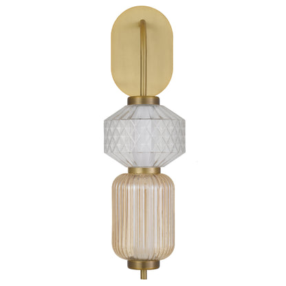 Torso LED Wall Light Brass
