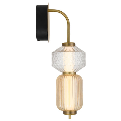 Torso LED Wall Light Brass