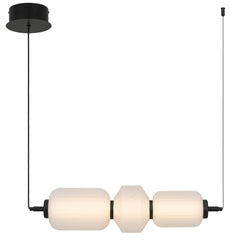 Torso 3 LED Pendant Black