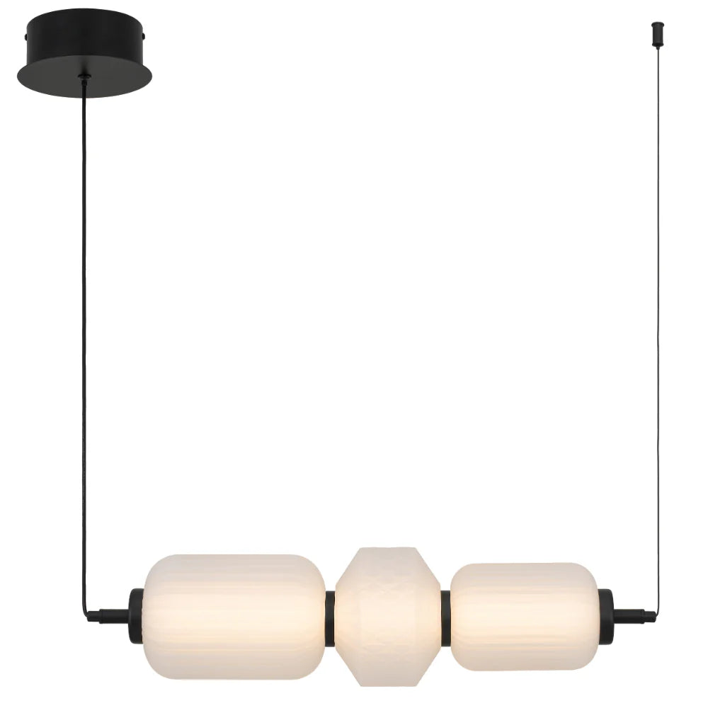 Torso 3 LED Pendant Black