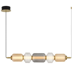 Torso 5 LED Pendant Brass