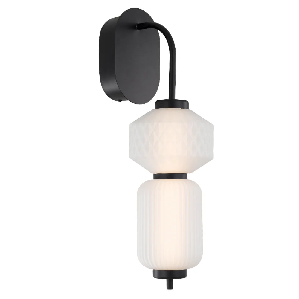 Torso LED Wall Light Black