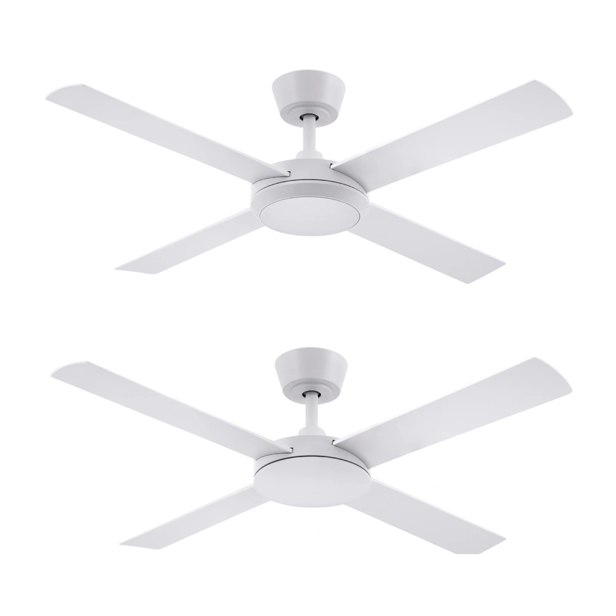 Eco Silent Pro 48" White DC Ceiling Fan with Remote