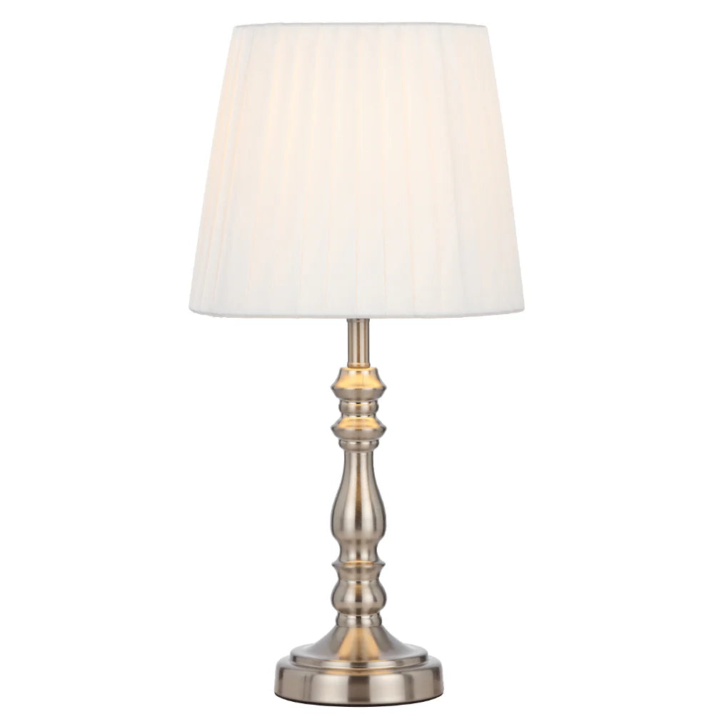 Vida Table Lamp Nickel