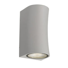 Vita LED Exterior Up/Down Wall Light Silver