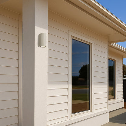 Vita LED Exterior Up/Down Wall Light Silver