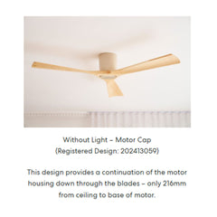 Gaia 54" DC Ceiling Fan Natural