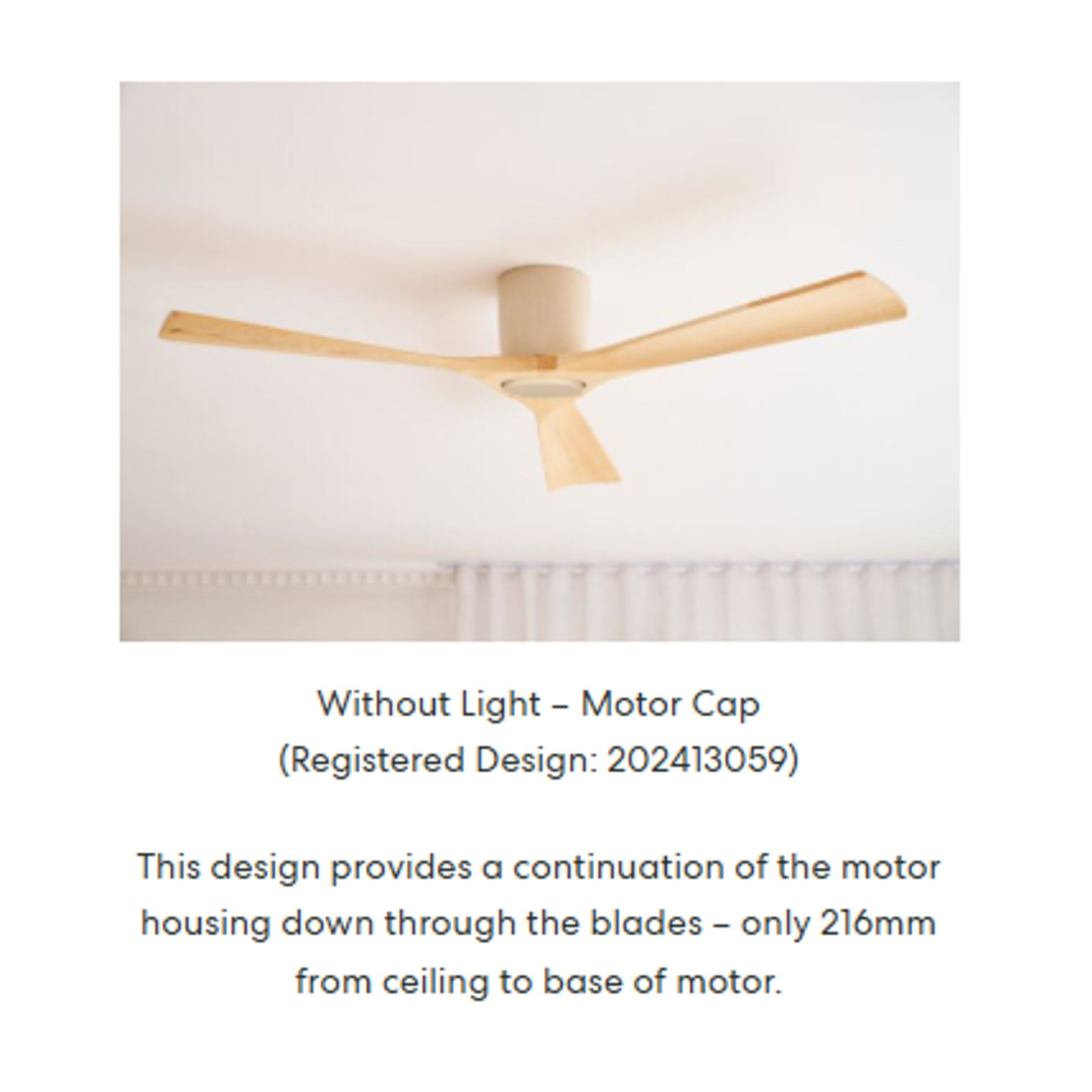 Gaia 54" DC Ceiling Fan Natural